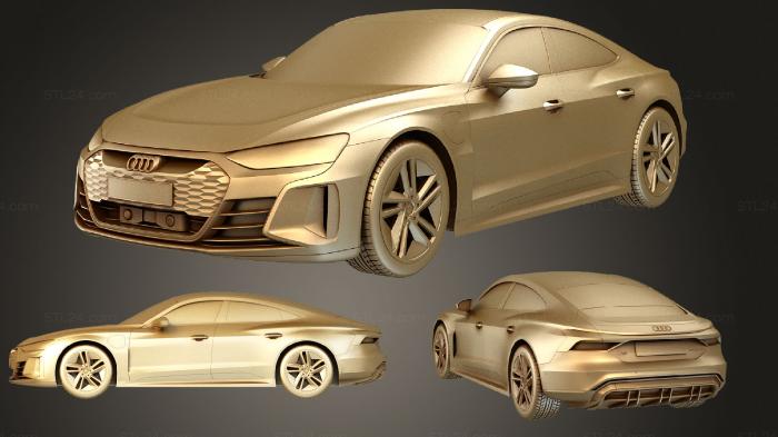 Автомобили и транспорт (Audi RS etron GT, CARS_0606) 3D модель для ЧПУ станка